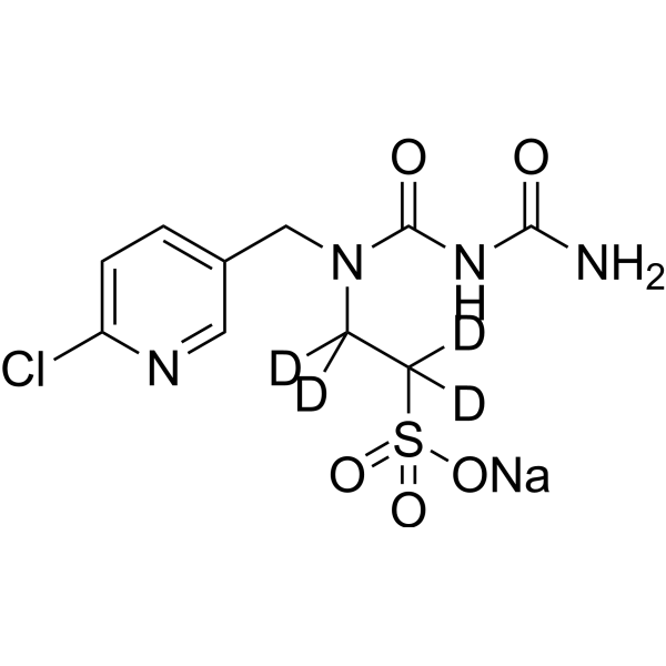 2-(3-Carbamoyl-1-((6-chloropyridin-3-yl)methyl)ureido)ethane-1-sulfonate (sodium)-d4